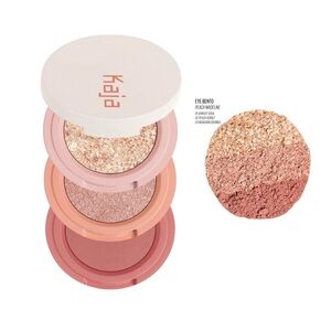 Kaja Eye Bento Bouncy Eyeshadow Trio Peach Madeleine